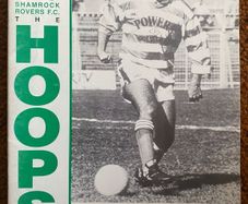 Very Rare 1990 Shamrock Rovers v St. Patrick's Athletic - League of Ireland Premier Division Programme