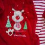 christmas sleepsuit babygro 6-9 months Image 2