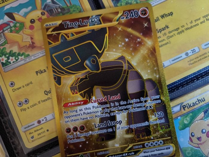 Ting-Lu EX ! Secret Rare ! from Paldea Evolved Set ! 2023 ! Pokemon Card !