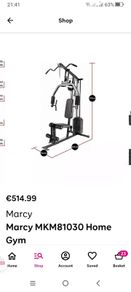 Marcy home gym 45kg weight