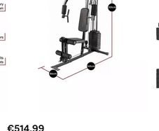 Marcy home gym 45kg weight