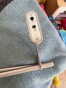 Curtain poles (double rails) x 2 sets