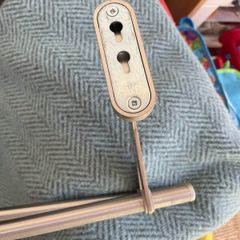 Curtain poles (double rails) x 2 sets
