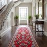 Vintage XL Fabulous Persian Sarouk Hand Knotted Runner Rug Carpet Image 2