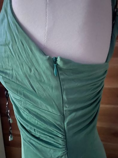 Karen Millen dress midi with straps green summer occasion size S/M