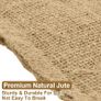 6 Pack 52 x 74cm Large Hessian Sacks, 25KG Potato Sacks for Storage, Vegetable Storage Bags Image 5