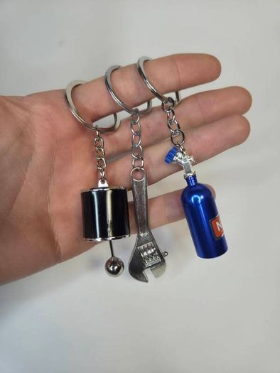 Premium Metal Car Keyrings Perfect Gift for Petrolheads 3 for 7