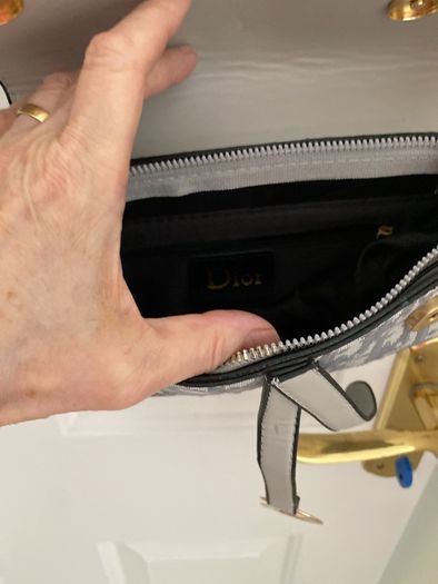 Beautiful inspired grey cross overt bag