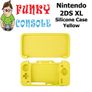 Silicone Rubber Gel Console Protective Skin Soft Case Cover Nintendo New 2DS XL Yellow Image 3