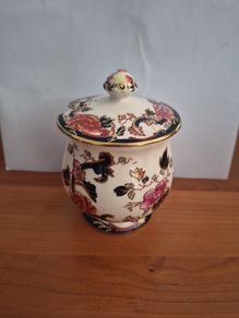 Masons Mandalay lidded pot, jam/honey/sugar