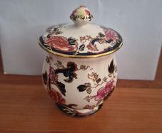 Masons Mandalay lidded pot, jam/honey/sugar