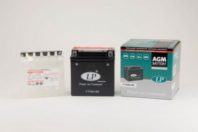 Battery Ytx9a-bs 12v 9ah. Mf Landport Maintenance Free