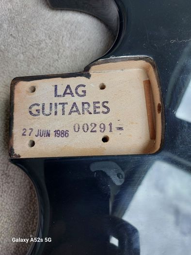 Lag Rockline bass guitar - Handmade in Toulouse France (1986)