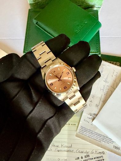 Rolex Air King pink 34mm