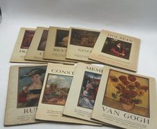 9 Vintage Medici Masters in Colour Art Booklets Artist Monographs