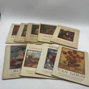 9 Vintage Medici Masters in Colour Art Booklets Artist Monographs