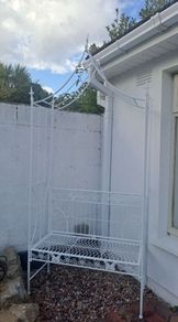 Ornate Metal Garden Bench