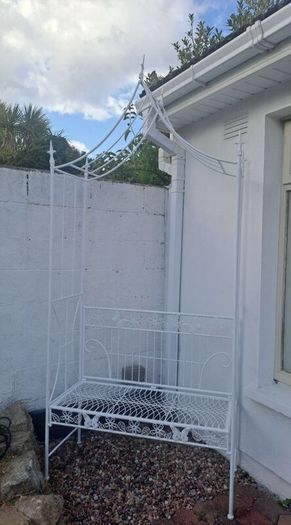 Ornate Metal Garden Bench