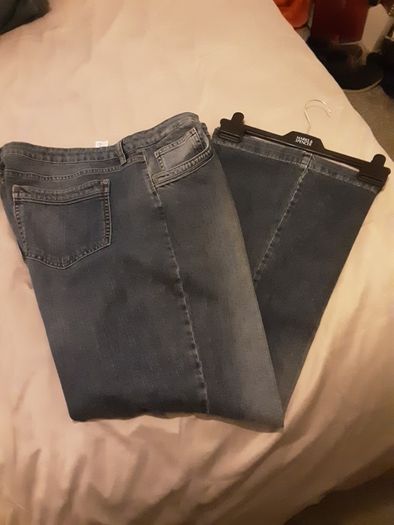 Marks and Spencer Medium Bootcut Demin Jean's Size: 22UK .. Price Drop
