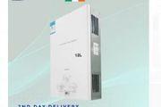 12L Hot Water Heater Propane Gas Tankless Instant Boiler With Shower Kit 4.8GPM