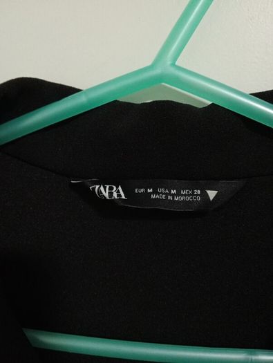 Zara black long sleeve dress