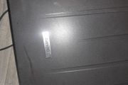Black quartz sink and tap
