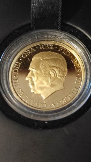 2024 St. Helena East India Company Gold Proof "Cruciform & Sceptre"