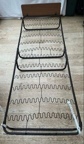 Single Foldable Bed Frame Compact Sturdy