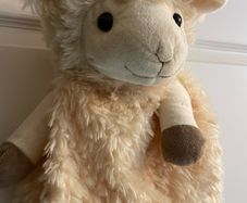 kids backpack little lab sheep new