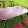 Dining table with chars - solid wood Image 4