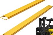84" Length 4.5" Width, Heavy Duty Carbon Steel Fork Extensions for Forklifts, 1 Pair Forklift Extensions
