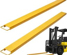 84" Length 4.5" Width, Heavy Duty Carbon Steel Fork Extensions for Forklifts, 1 Pair Forklift Extensions