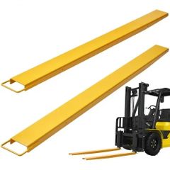84" Length 4.5" Width, Heavy Duty Carbon Steel Fork Extensions for Forklifts, 1 Pair Forklift Extensions