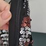 H&M silver, black and bronze sparkly skirt Sz 42 (Fit 12-14UK) Image 9