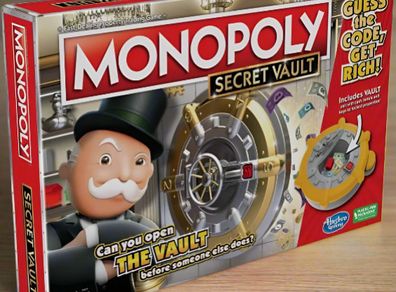 Monopoly Secret Vault Family Board Game