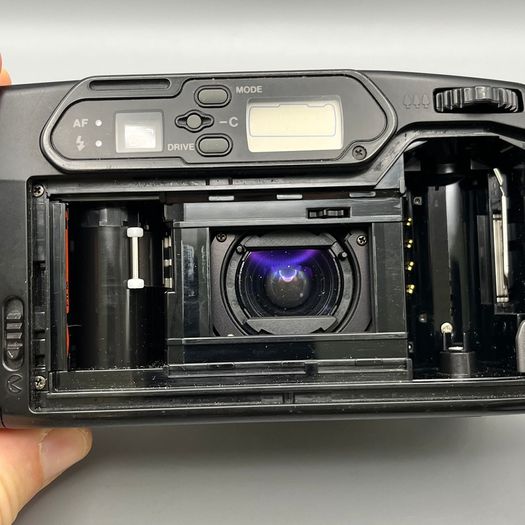 Pentax Zoom 90 35mm Film Point and Shoot Camera Black Tested