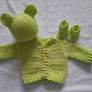 Handmade baby cardy and dress sets newborn and 0-3 months Image 10