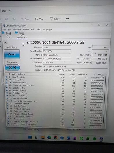 Seagate Ironwolf NAS 2TB - 4 Available.