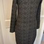 dress Bnwt black classic knee length dress size 12 street one brand long sleeve Image 6
