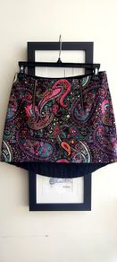 Topshop multi coloured print mini skirt