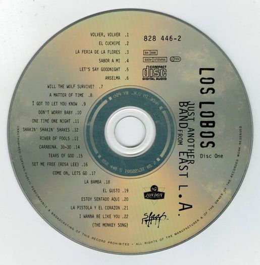 Los Lobos - Just Another Band From East L.A. CD