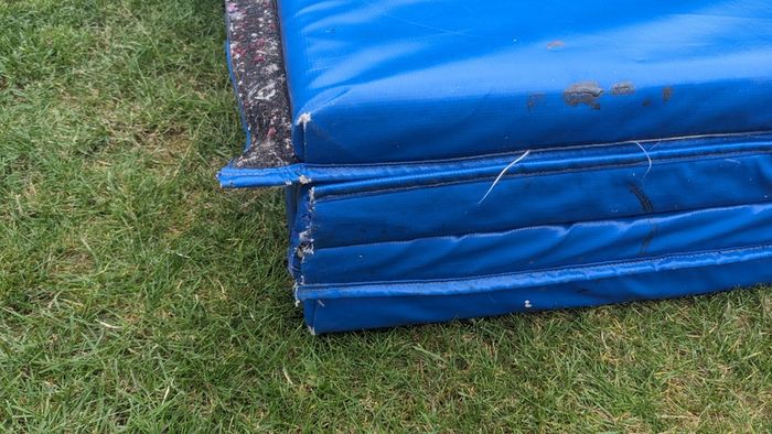 Sure Shot Foldable Double Mat (4 Fold) | 8Ft X 4Ft X 50Mm - Blue
