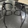 Fancy stylish trendy glasses. Large frame Image 3
