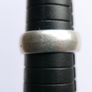 Vintage Sterling Silver  Band Ring 5g size O1/2 Image 10