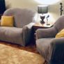 3/2/1 Stretch Velvet couch covers Image 3