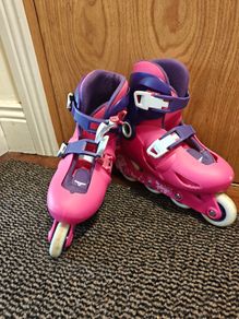 DECATHLON Pink Inline Roller Skates in GREAT Condition