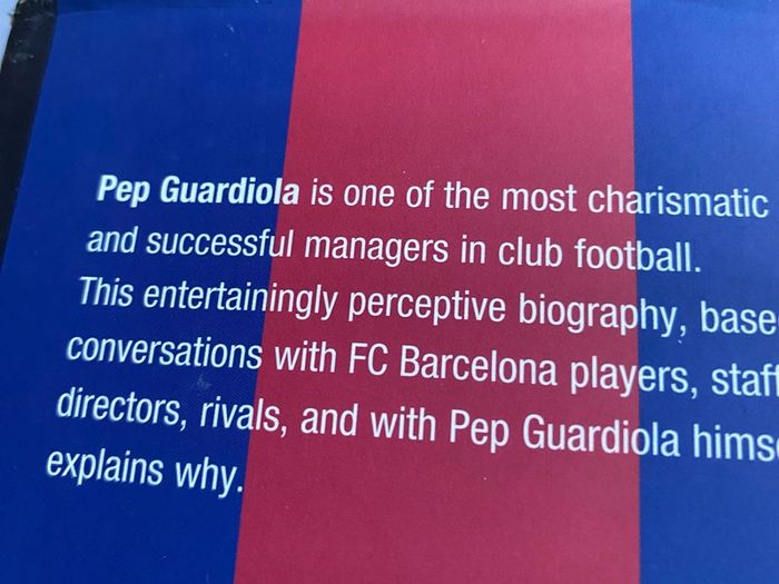 Pep Guardiola - The Biography.