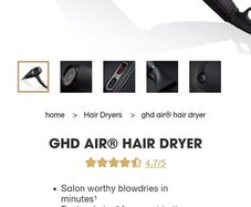 GHD air hairdryer