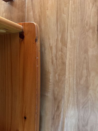 Solid pine bedside locker