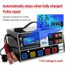 Smart Car Battery Charger  Automatic Pulse Repair with LCD Display Image 3